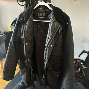 Barbour waxed jacket L